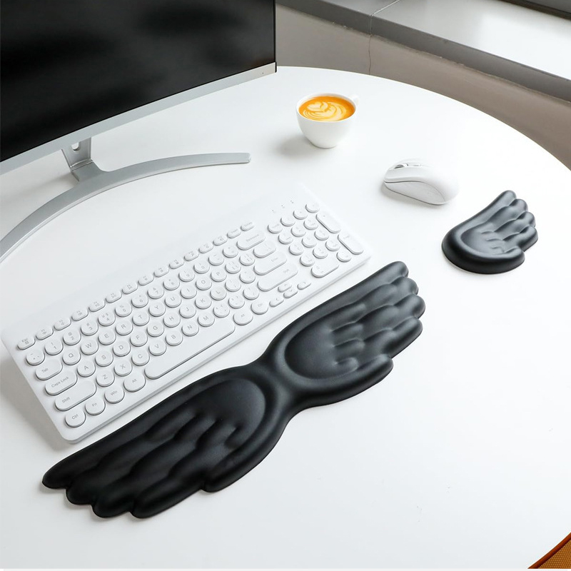 Mouse Charging Pad - 키보드 마우스 손목 받침대 천사 날개