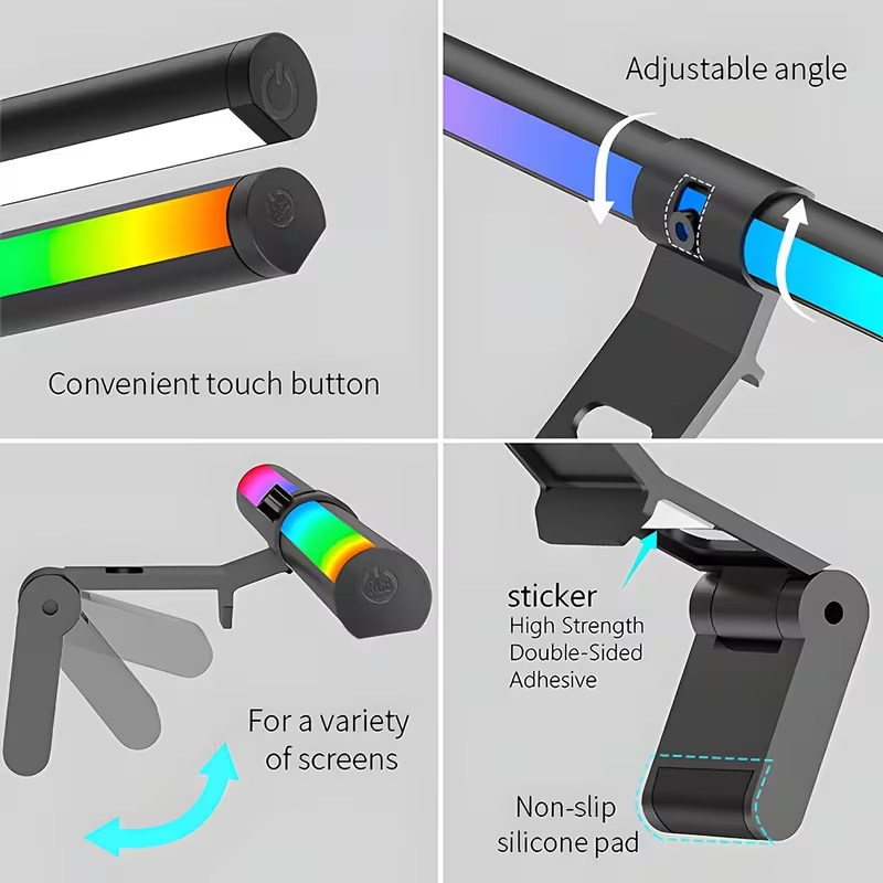 모니터 라이트 바 RGB 라이트바 분위기 조명 USB  - Tech Desktop Accessories 리뷰 및 가격