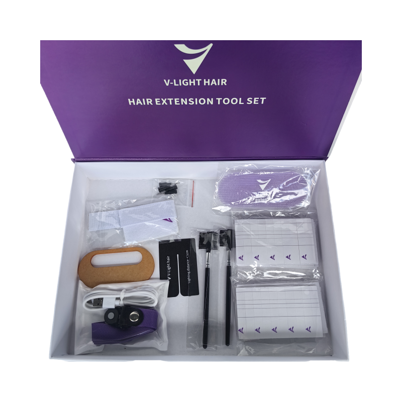 블랙 V-라이트 심리스 헤어 익스텐션 하이테크 헤어 스 - Tech Accessories Uk 리뷰 및 가격
