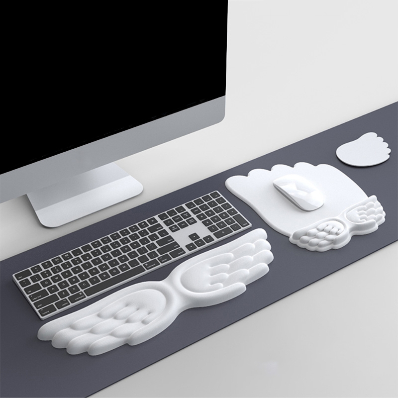 키보드 마우스 손목 받침대 천사 날개 메모리폼 마우스  - Mouse Charging Pad 리뷰 및 가격